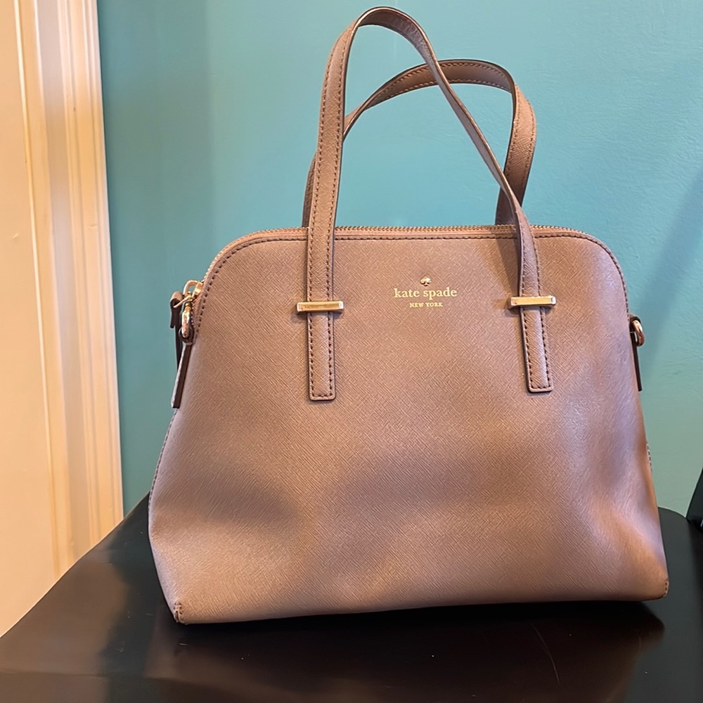 Kate Spade taupe handbag